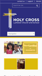 Mobile Screenshot of holycross-collinsville.org